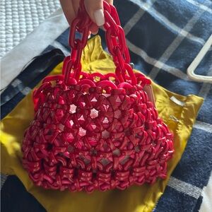 Silvia Tcherassi Vibrant Red Mini Bag